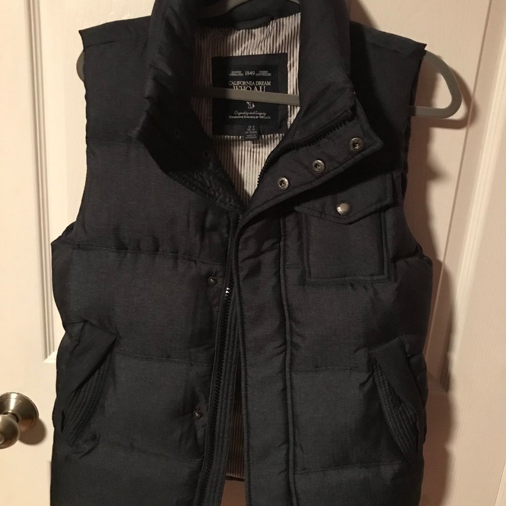 WHO.A.U Men's Puffer Vest (S)